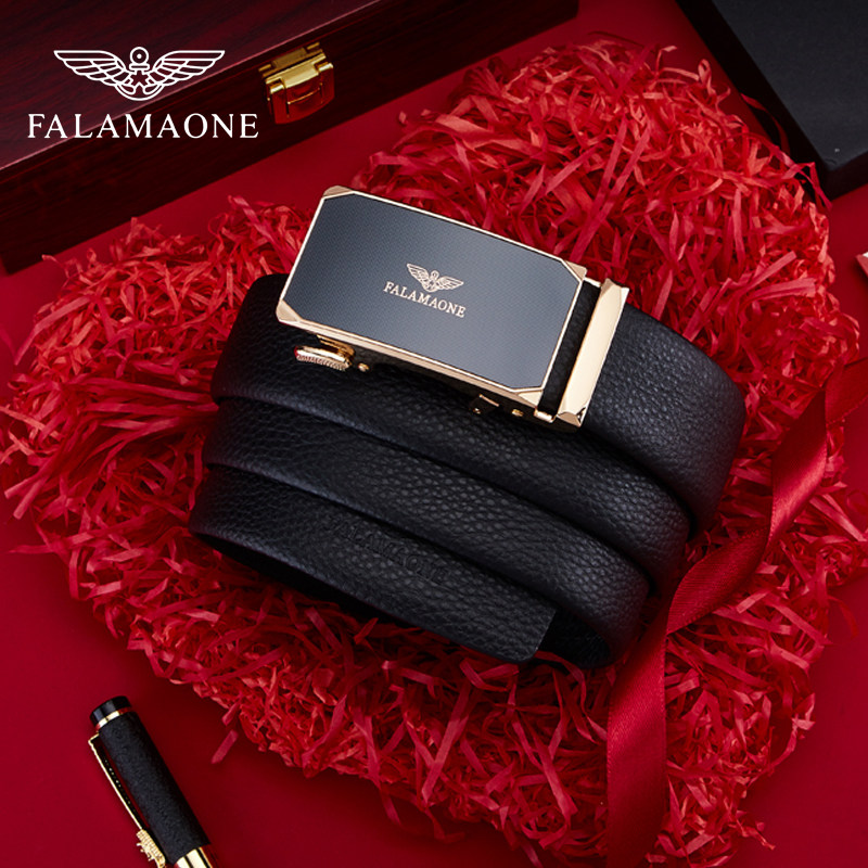 【内穿扣】falamaone皮带男真皮腰带男士商务裤带生日送男友礼物,淘宝优惠券,粉丝福利购,淘宝优惠卷