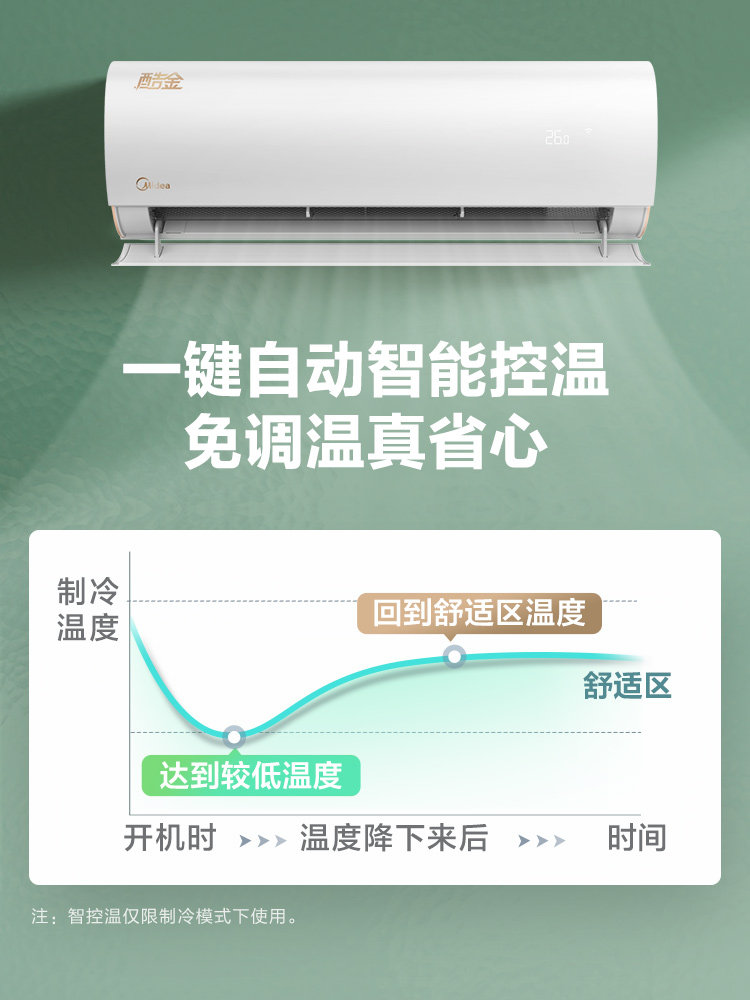 【新一级】美的酷金/大1.5匹空调 美的蓄脉空调