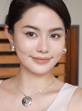 小众高级感圆球星球耳钉