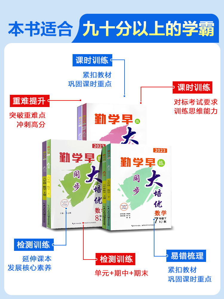 2024新版勤学早练同步大培优数学七年级八年级九年级数学物理化学勤学早大培优压轴题好好卷大计算教材同步训练勤学早练培优竞赛 - 图2