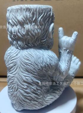 跨境新品 Bigfoot Rebellion Planter 有趣的大脚怪叛逆花盆装饰