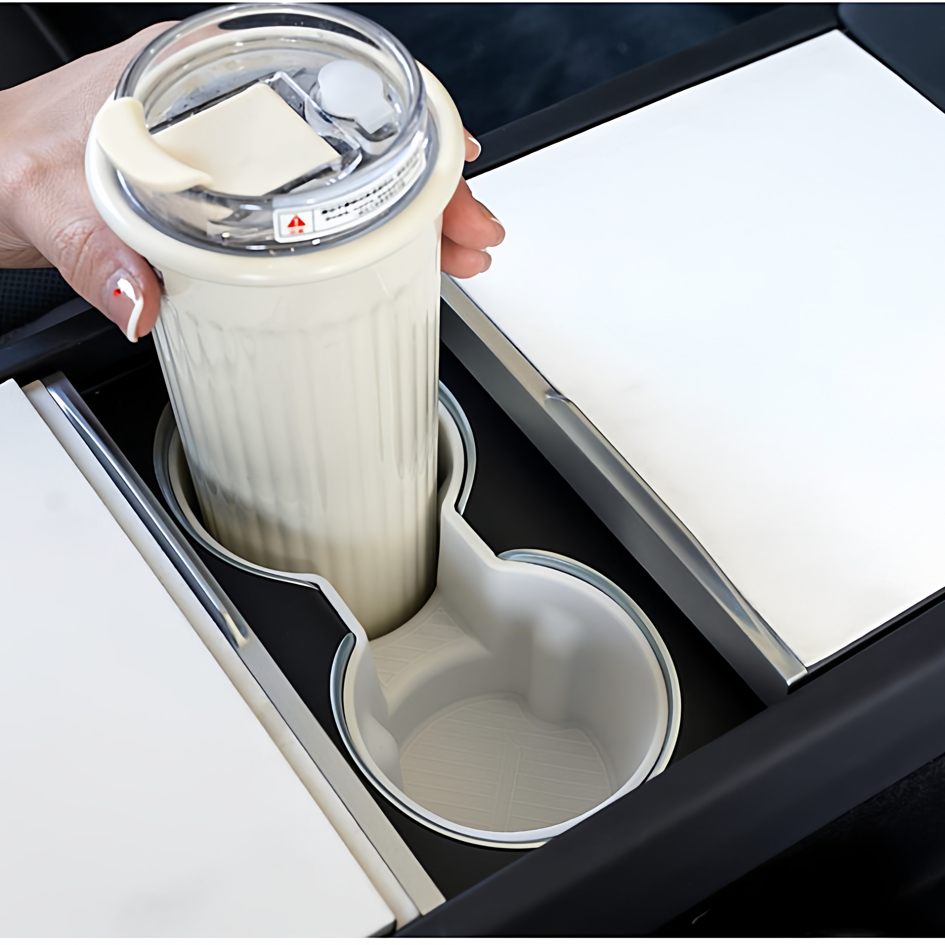 适用特斯拉Model3焕新版modelY/YL中控面板无线硅胶垫显示保护套 - 图1