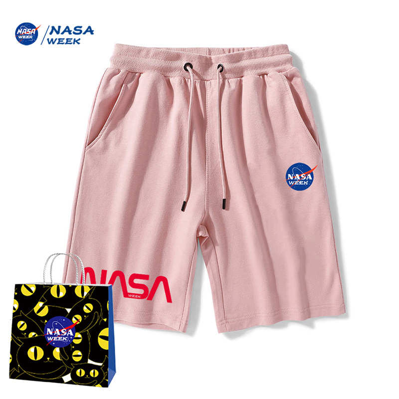NASA WEEK2023夏季联名款短裤宽松休闲潮流运动_男装 第1张