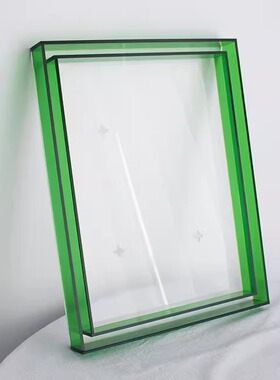 瓷板画亚克力陶瓷手绘画框相框定制装裱毕业艺术作品展示框厅挂墙