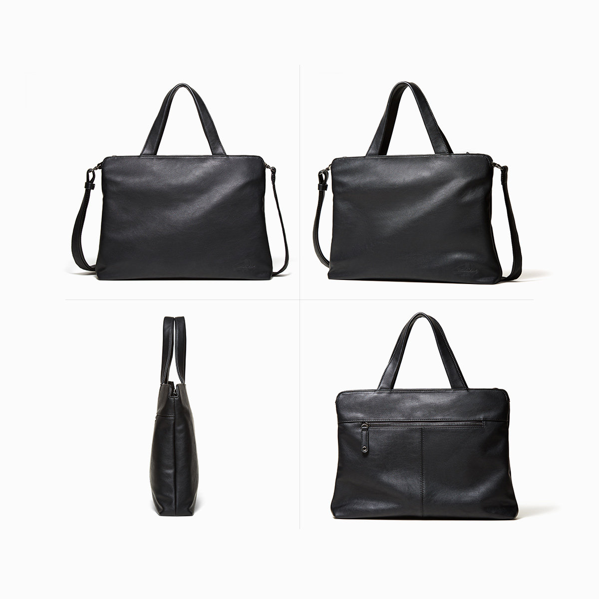 mashalanti男士电脑包横款公文包 MashaLanti箱包男士包袋