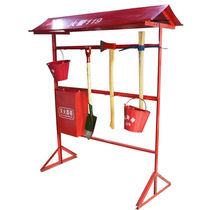Firefighting Single-row frame Fire Shovel Fire and Fire Tank Fire Axe Fire Hook Fire Box Equipment Rack 1 8m * 2m)