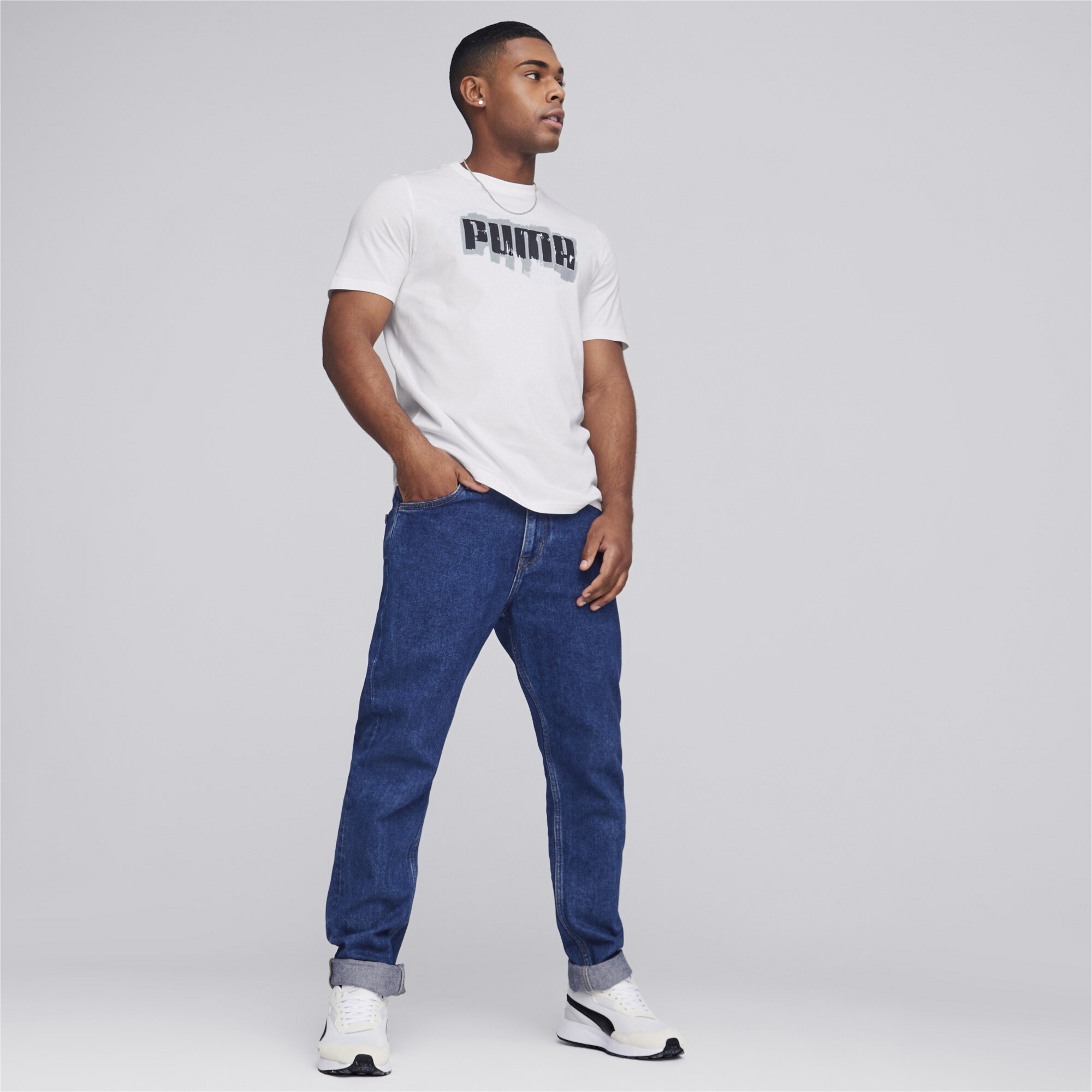 运动T恤男子宽松纯棉休闲印花舒适短袖上衣676696puma官方奥莱,淘宝优惠券,粉丝福利购,淘宝优惠卷