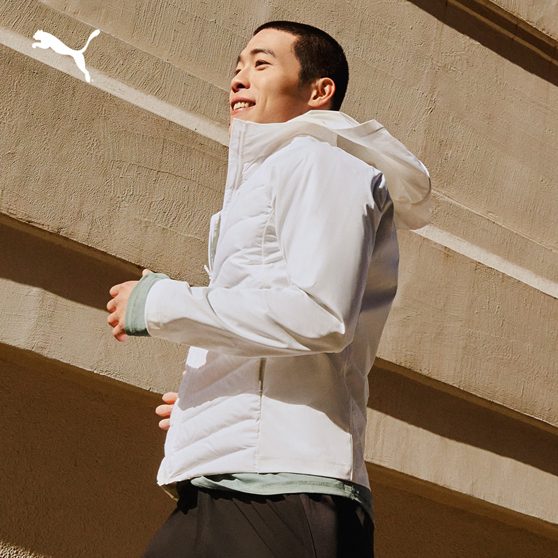 防风拒水鸭绒羽绒服男保暖短款运动外套527170彪马puma官方奥莱