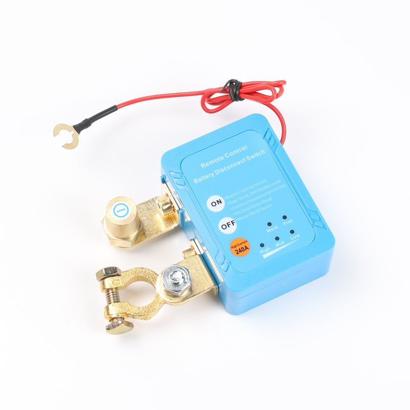 汽车电瓶断电开关12v240a智能电瓶断开开关远程车船电池断电器 - 图1