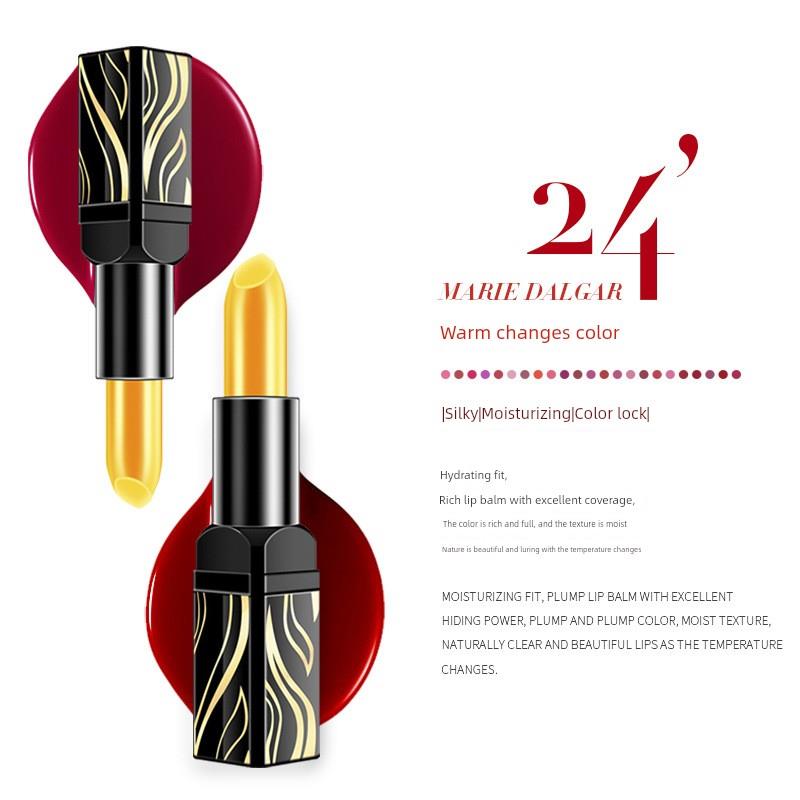 红樱桃健康唇膏真正胡萝卜素变色唇膏不褪色不粘杯不褪色唇膏 - 图0