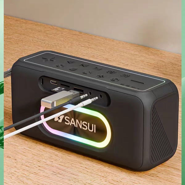 山水F61无线蓝牙音箱便携式音量户外高音质双喇叭太极晨练播放器,淘宝优惠券,粉丝福利购,淘宝优惠卷