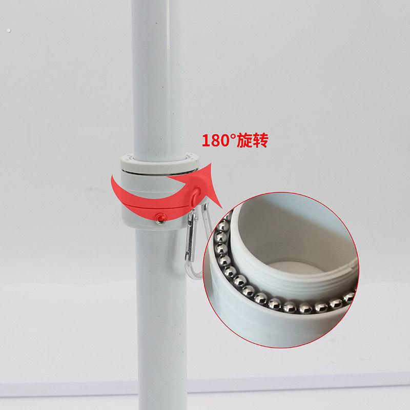 Rotating ring flagpole accessories flag buckle ring ring hand-cranked flagpole outdoor hanging flag holder rotating ring