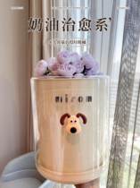 Japan JHMO trash can home 2024 new living room kitchen toilet toilet toilet toilet paper high face value