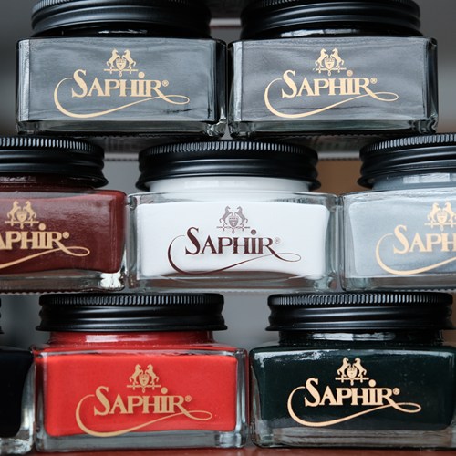 法国SAPHIR莎菲雅黑金彩皮护理霜鞋乳鞋油滋养补色提亮 成分天然 - 图2