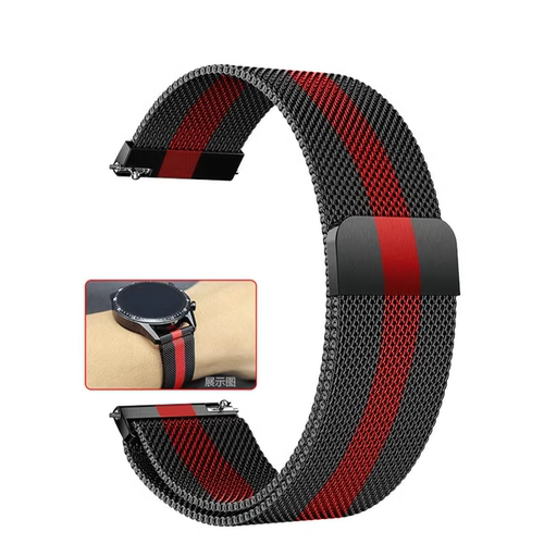 适用三星GalaxyWatch8c/7/ultra/6/5pro/4米兰尼斯金属表带40/44mm时尚6classic46夏季GearS3腕带active2配件 - 图3
