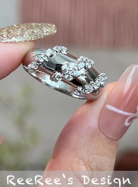 925纯银小众食指戒冷淡个性高级