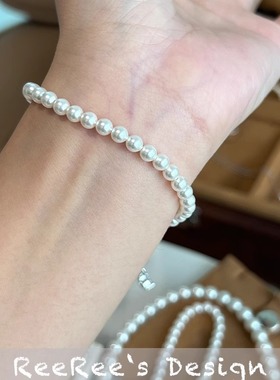 小众爆款高级感法式轻奢珍珠项链