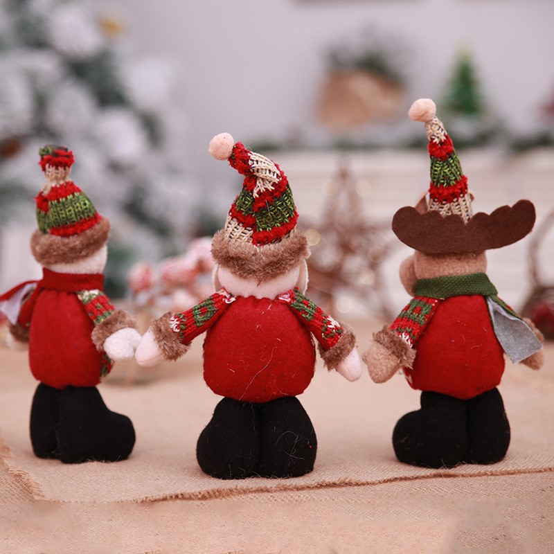 christmas ornament Santa Claus snowman Doll gift Ornaments-图1