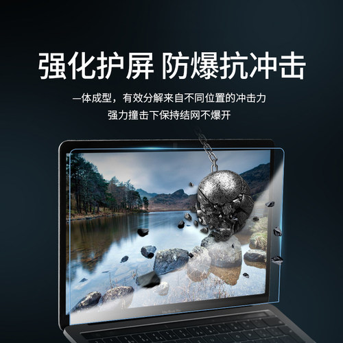 适用华硕灵耀Pro14屏幕贴膜保护X14 13笔记本2024逍遥水凝膜ZenBook纵横Pro16凌峰Deluxe双屏DUO2高清S5300 - 图2