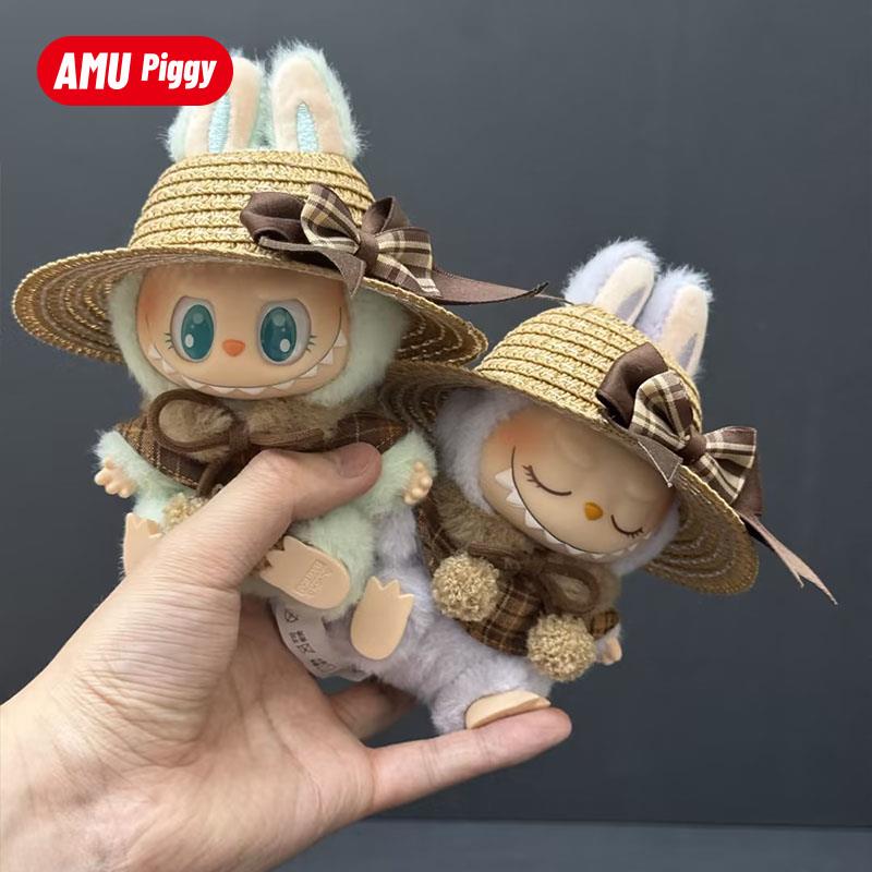 拉布布娃衣labubu公仔衣服娃衣套装泡泡玛特拉布布坐坐派对羞答答 - 图3