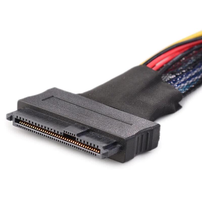 SFF8654/SFF8643转SFF8639 36P Mini SAS NVME U.2固态电缆 LSI-图1