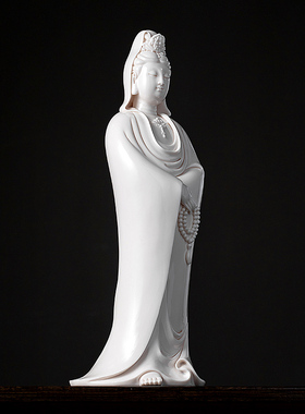 陶瓷摆件提珠观音像立站像