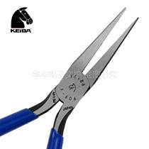 KEIBA horse card clippers 6-inch 5-inch toothless flat mouth sharp-mouth pliers square-billed clamping F-606 HF-D04