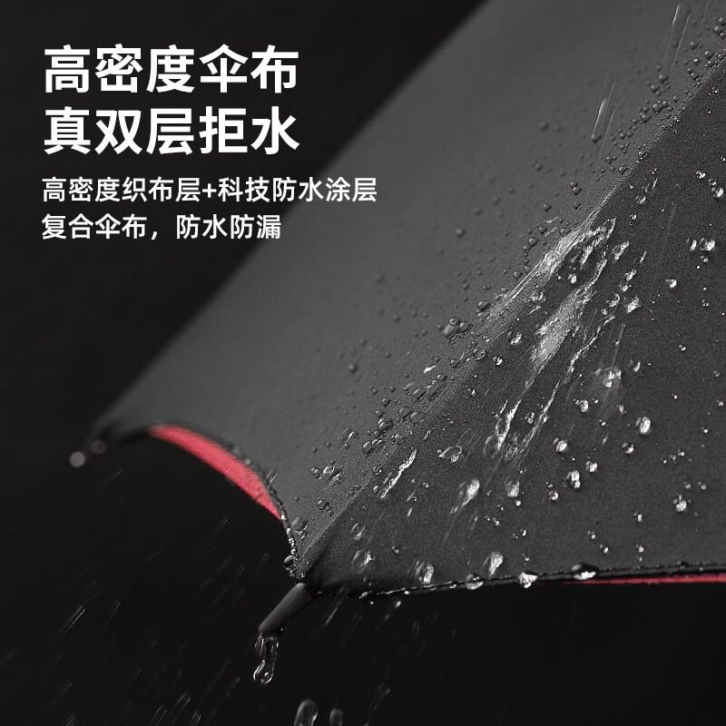 双层自动雨伞长柄超大号加固加厚结实抗风暴风雨三双人男士加大伞