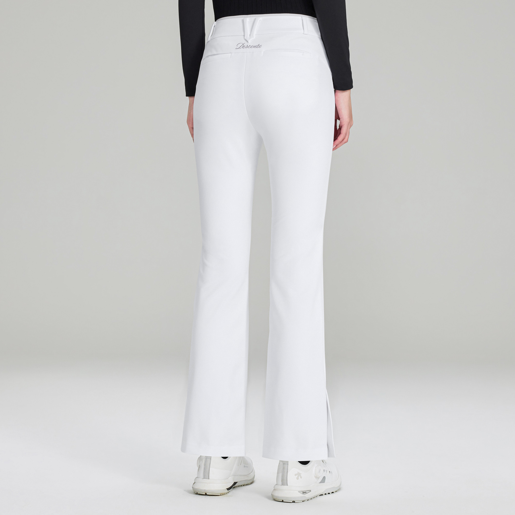 DESCENTEGOLF迪桑特高尔夫女士PRO系列弹力微喇长裤早春新品,淘宝优惠券,粉丝福利购,淘宝优惠卷