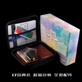 17 Звуковой большой палец пианино Peach Blossom Core деревянная коробка, откройте прибор для фортепиано на пальцах, чтобы отправить аксессуары kalimba