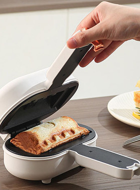 欧规小型早餐机 家用迷你热压三明治机烤面包华夫饼多功能吐司机