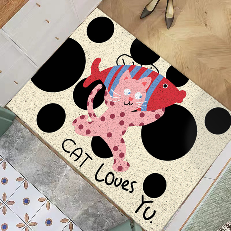 抓住鱼啦入户门垫2025新款玄关丝圈地垫除尘免洗耐脏耐磨脚垫子,淘宝优惠券,粉丝福利购,淘宝优惠卷