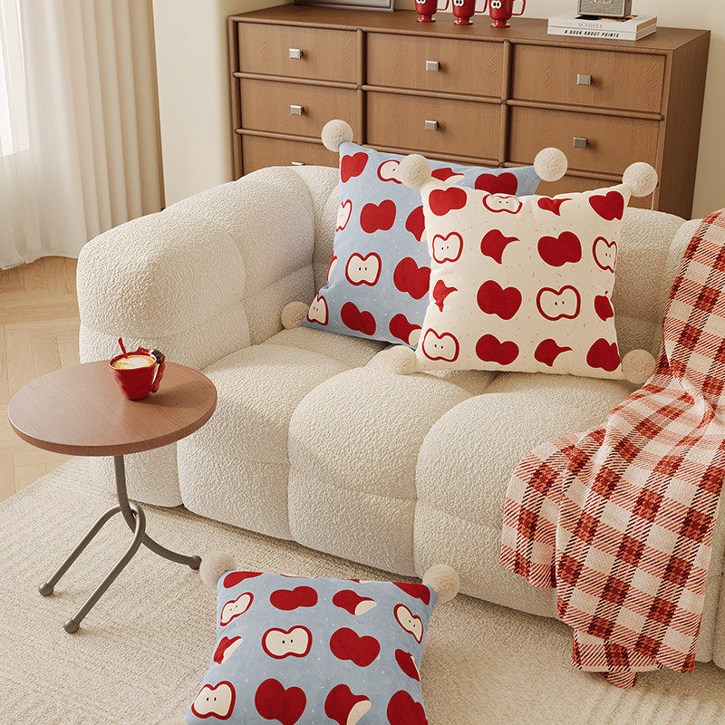 红色新年抱枕套布置沙发客厅靠枕腰靠喜庆床头靠垫靠背含芯可拆洗,淘宝优惠券,粉丝福利购,淘宝优惠卷