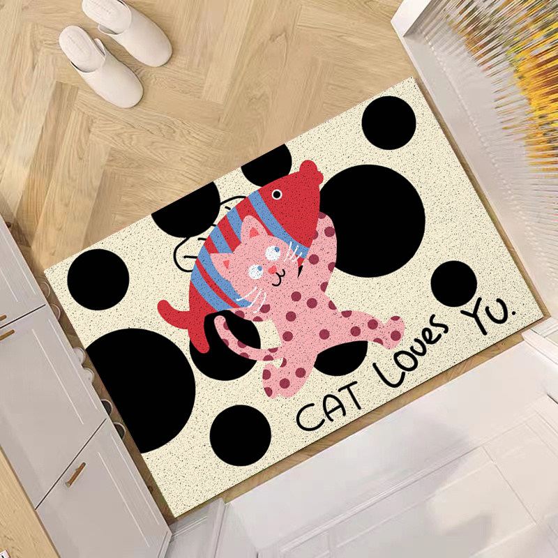 抓住鱼啦入户门垫2025新款玄关丝圈地垫除尘免洗耐脏耐磨脚垫子,淘宝优惠券,粉丝福利购,淘宝优惠卷