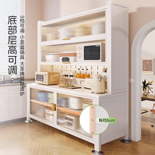 Microwave feeding table multi-function storage cabinet