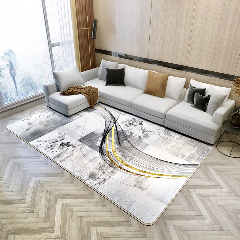 韩国石墨烯电热地毯客厅地暖垫供暖地热地垫绒面电加热床边毯家用 - 图1
