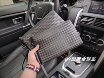 BV DIVANI HAND GRAB BAG MENS COW LEATHER GENUINE LEATHER WOVEN YOUTH HAND GRIP ENVELOPE BAG LARGE CAPACITY CLIPS NEW