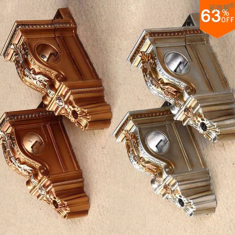 Artist room accessories plaster carve Roman Curtain holder - 图2