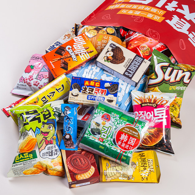 Korean Snacks Gift Pack Combination Drama Food