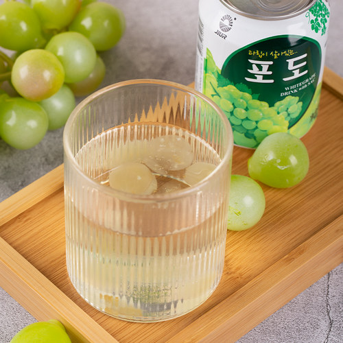 韩国进口九日牌葡萄果肉果汁饮料草莓橙子桃子果粒整箱批特价饮品 - 图1