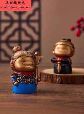 创意胖兵马俑系小物件桌面摆件国风可爱秦始皇西安文创纪念品