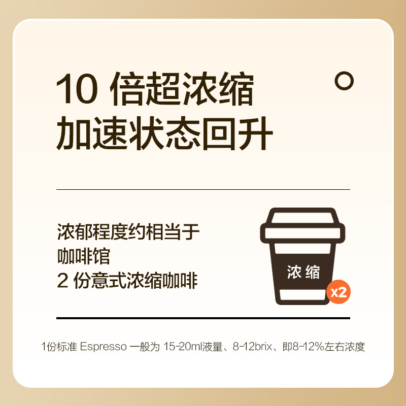 知乎知物10倍超浓缩咖啡液萃取0糖0脂肪速溶特浓醇苦美式意式40杯