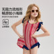 AskChildren's one-piece swimsuit 2026 summer new style ເດັກຍິງ, ກາງແລະໃຫຍ່, ແຫ້ງໄວ, ຊຸດລອຍນ້ໍາເດັກນ້ອຍປ້ອງກັນແດດ