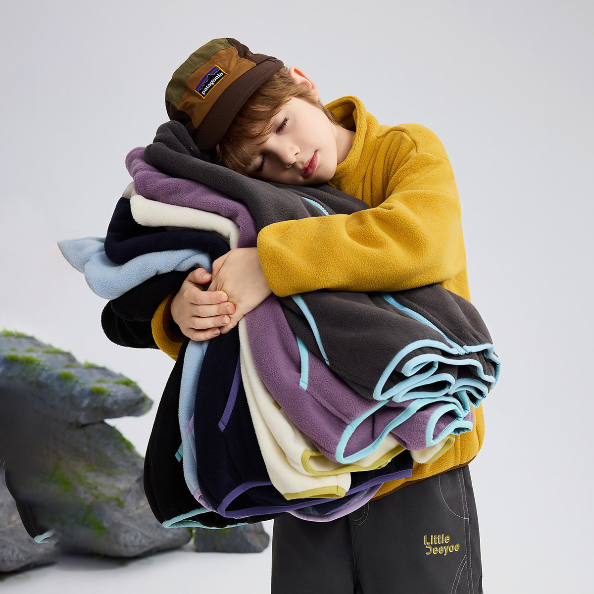 【新品福利】ask儿童外套2025春秋季男女童撞色摇粒绒上衣,淘宝优惠券,粉丝福利购,淘宝优惠卷