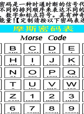 摩斯密码逢考必过红绳中高考