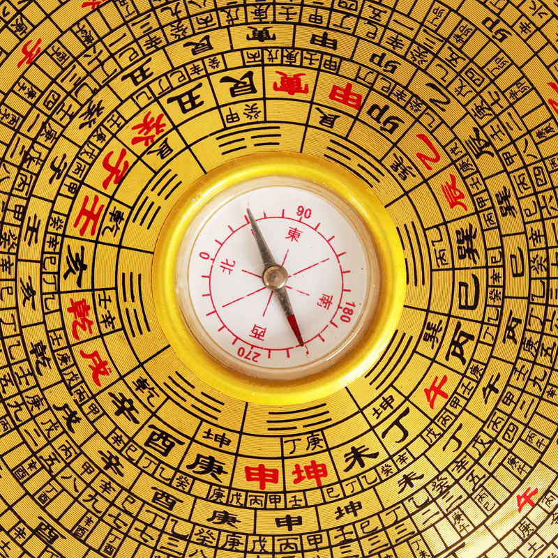 欧圣英专业三元三合罗盘罗经罗经仪罗盘仪综合盘指南针测方位大小