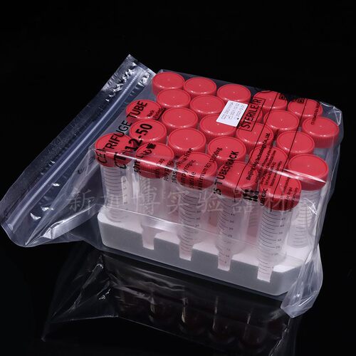 甄选labselect15ml塑料离心管 50ml离心管 带泡沫底 无菌无酶 - 图1