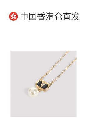 香港直邮Valentino 华伦天奴 男士 Ovalette VLogo 標誌項鍊 6Y2J