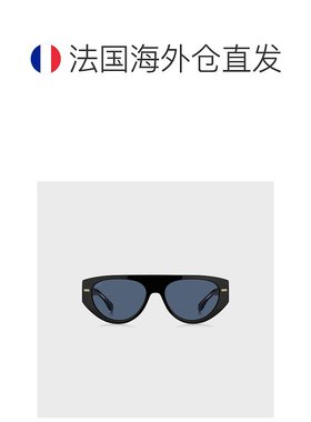 欧洲直邮HUGO BOSS雨果BOSS BLACK 带图案铆钉黑色生物醋酸纤