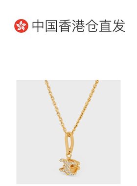 香港直邮Celine TRIOMPHE SOLITAIRE SPARKLE项链 461NS6BCZ.水晶